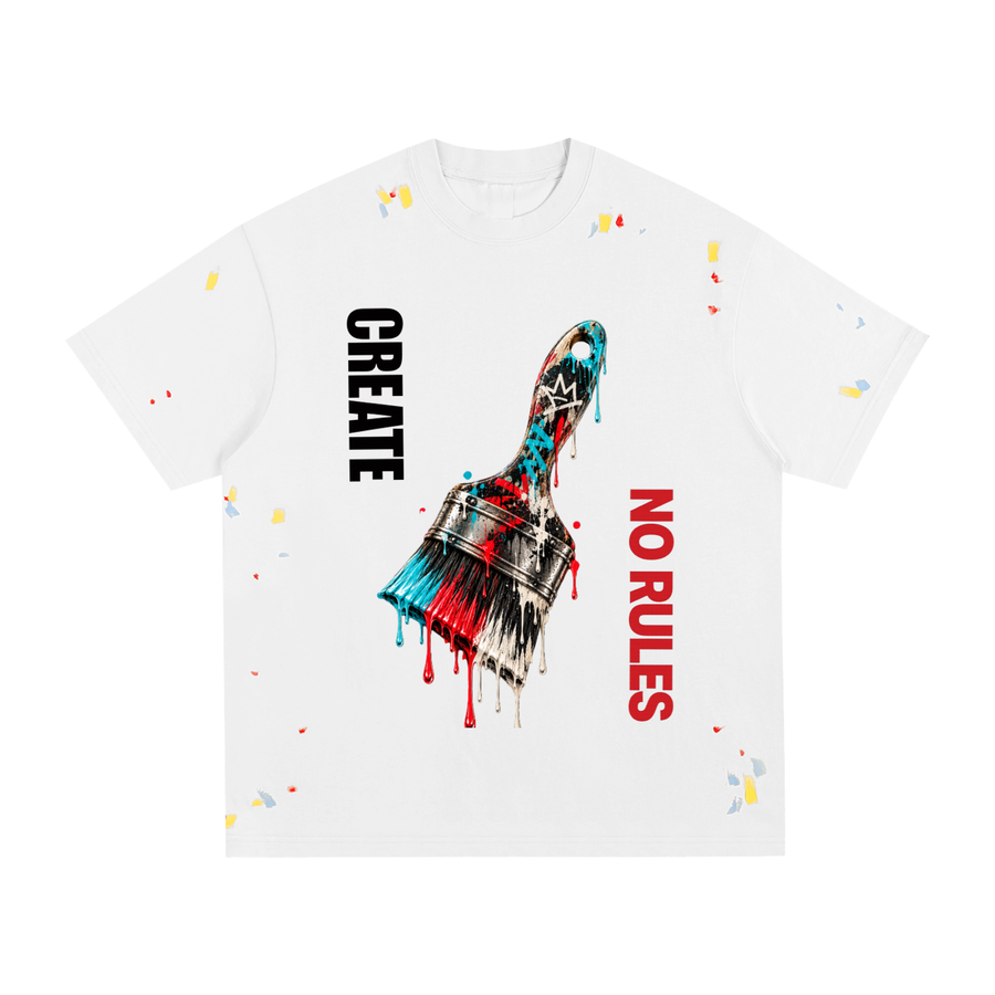 NO RULES  Paint Splatter T-Shirt